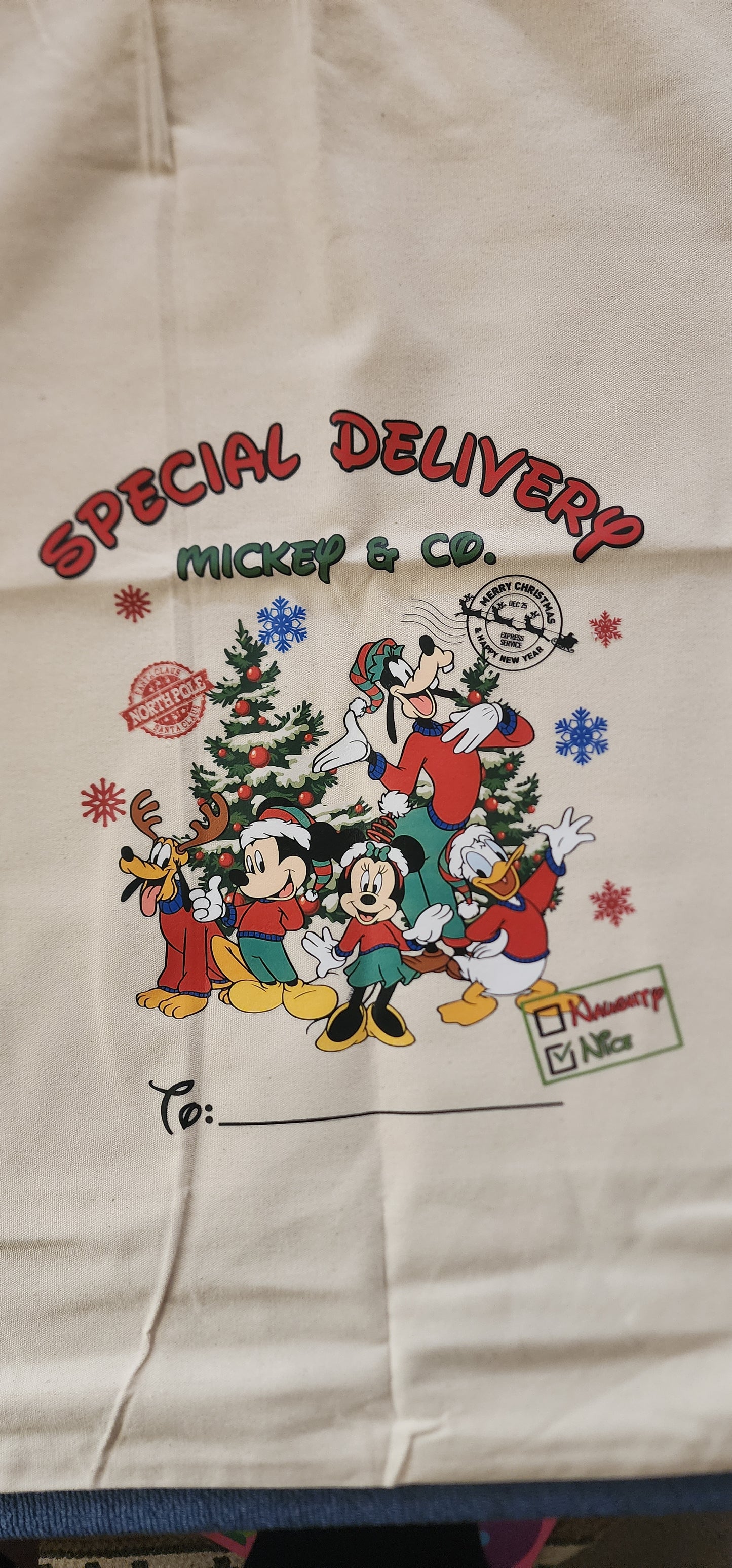 Mickey Mouse Christmas Sacks
