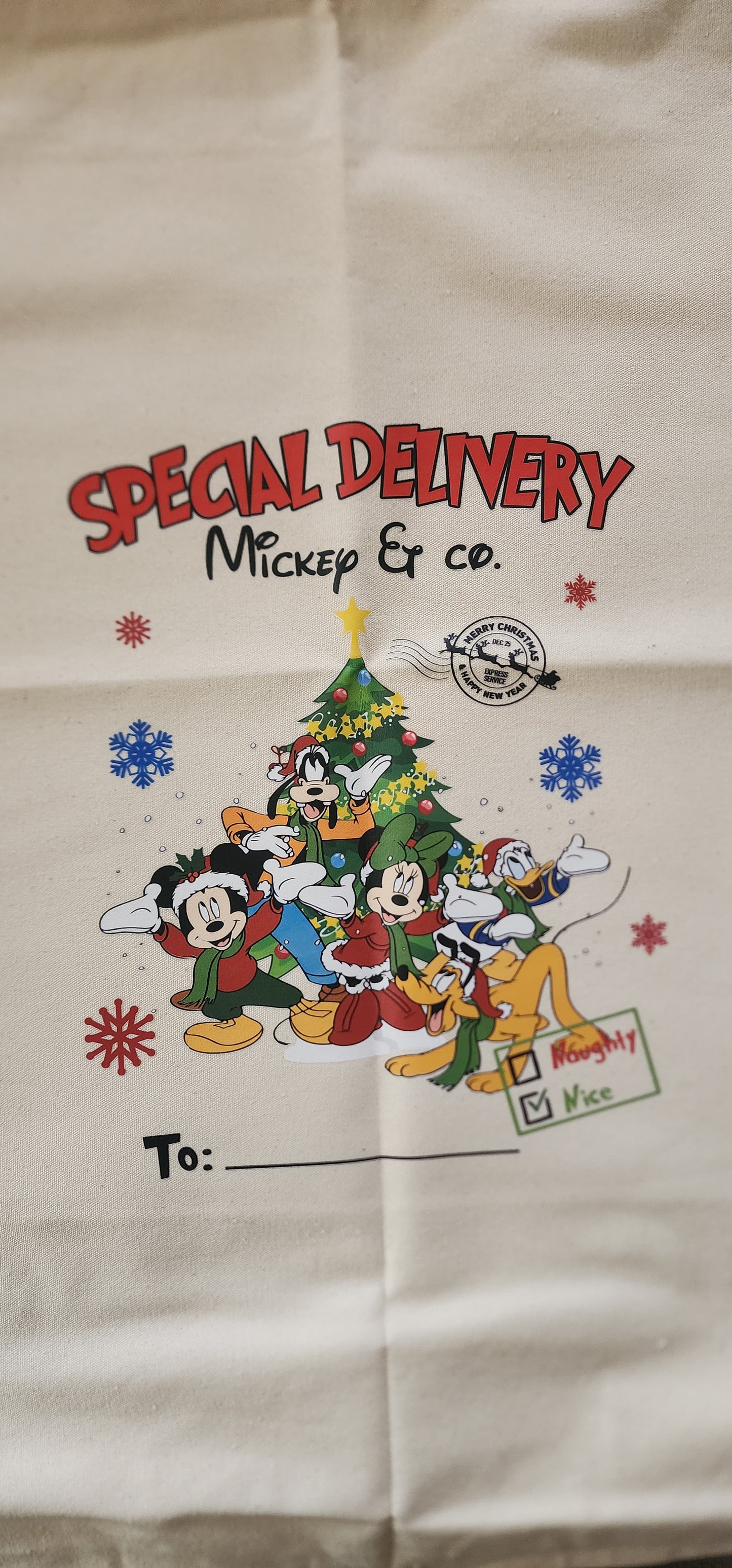 Mickey Mouse Christmas Sack
