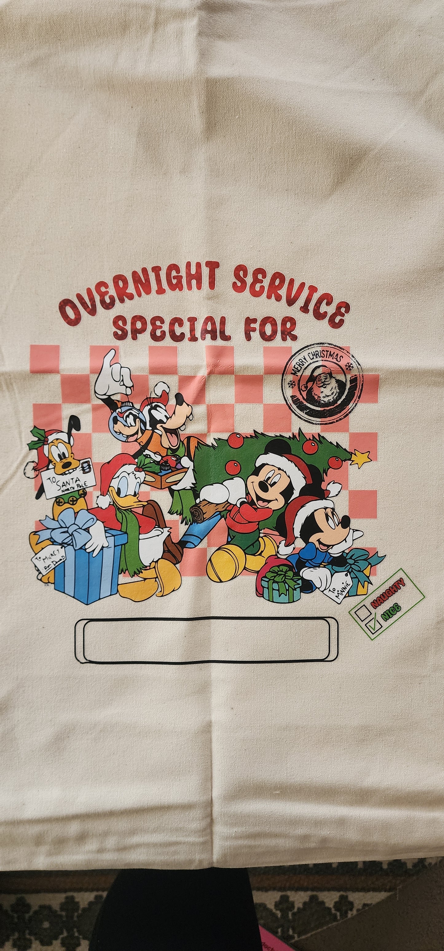 Mickey Mouse Christmas Sack
