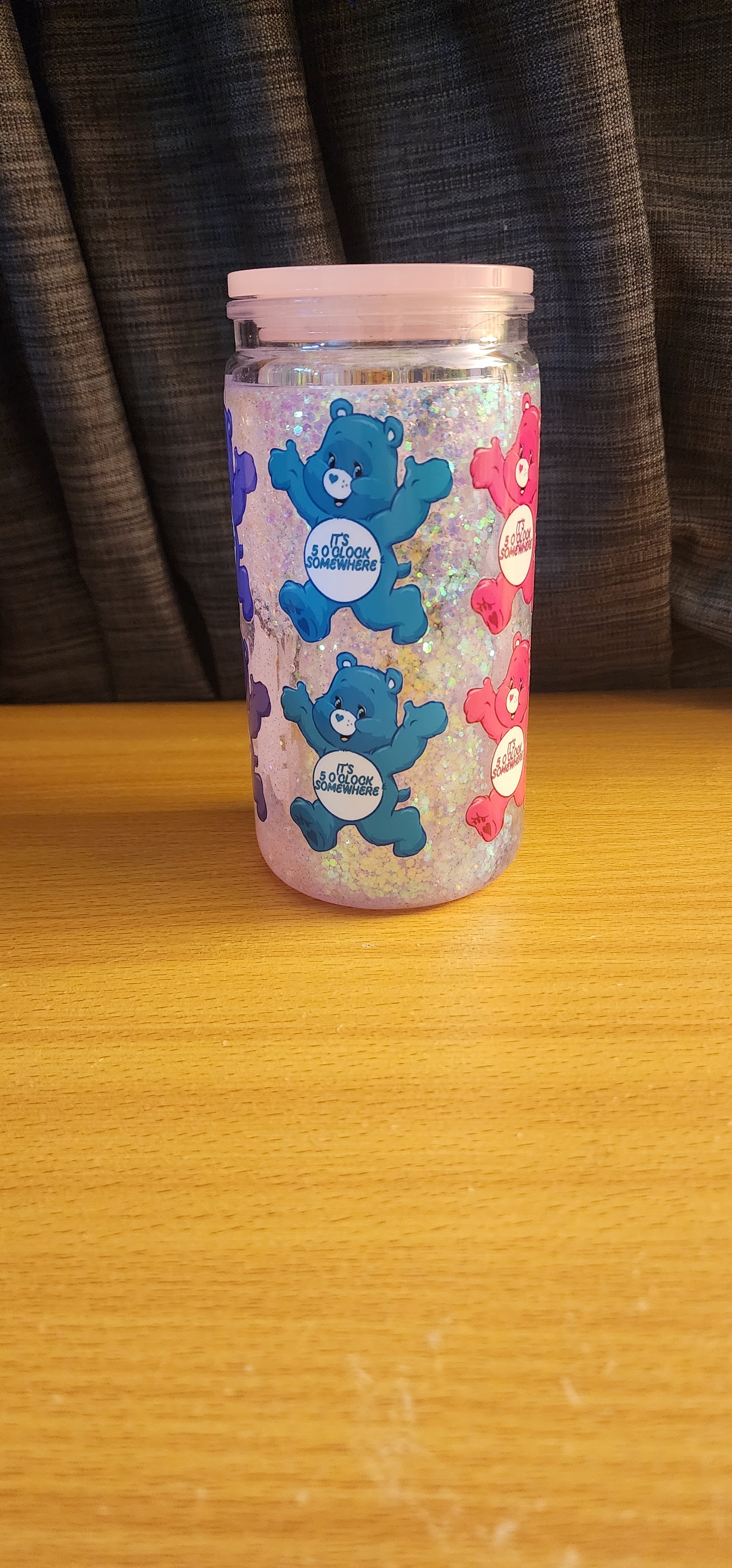 Care bears snowglobe tumbler