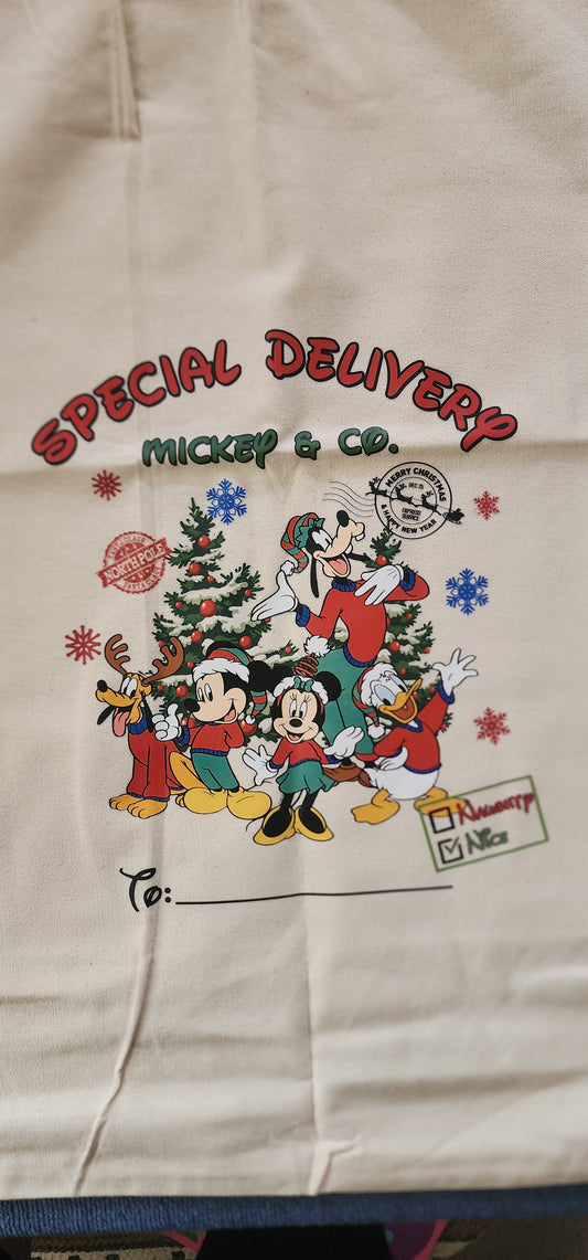 Mickey Mouse Christmas Sacks