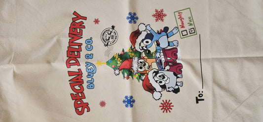 Bluey Christmas Sack
