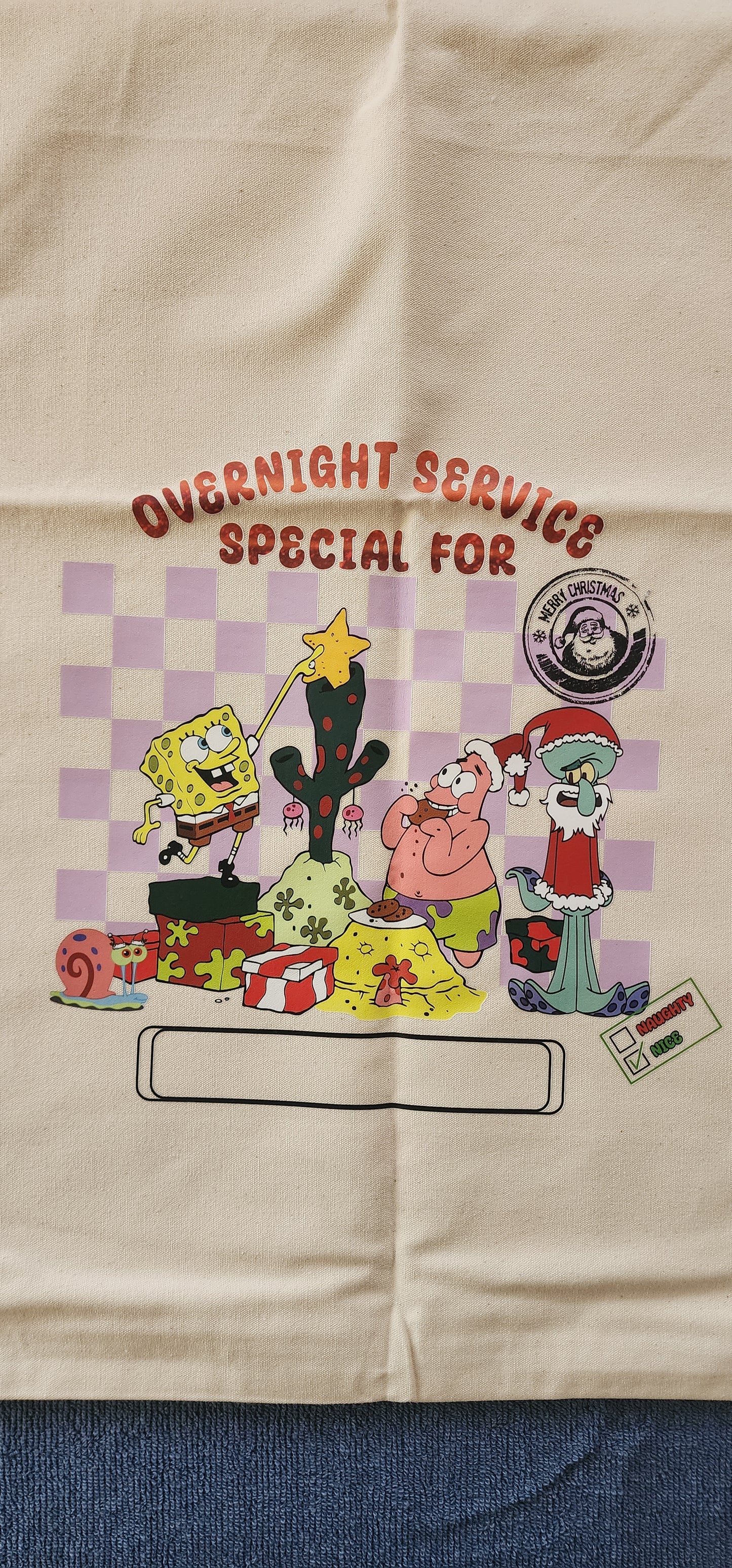 SpongeBob Christmas Sack