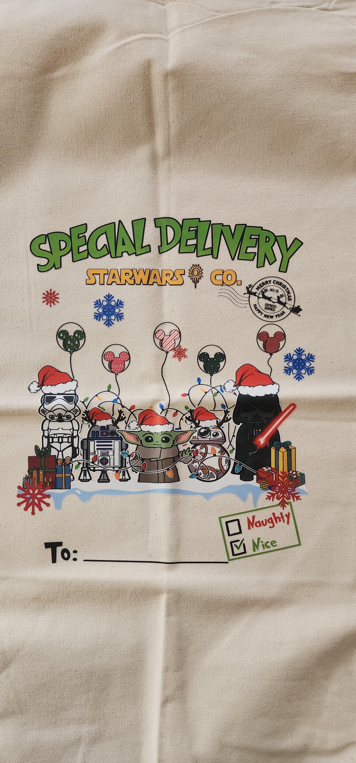 Star Wars Christmas Sack