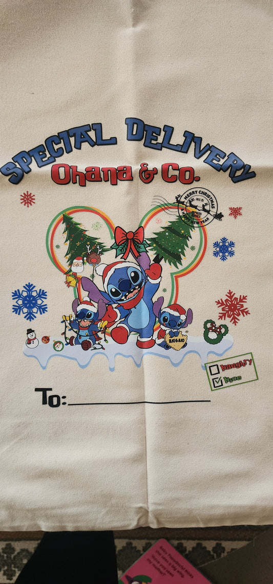Stitch Christmas Sack