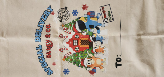 Bluey Christmas Sack