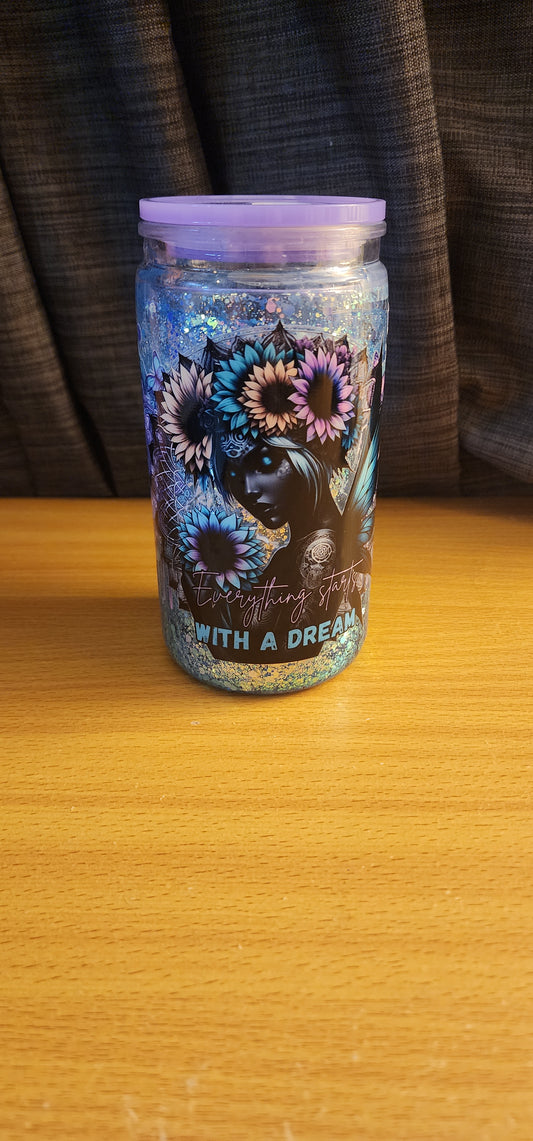 Fairy snowglobe tumbler