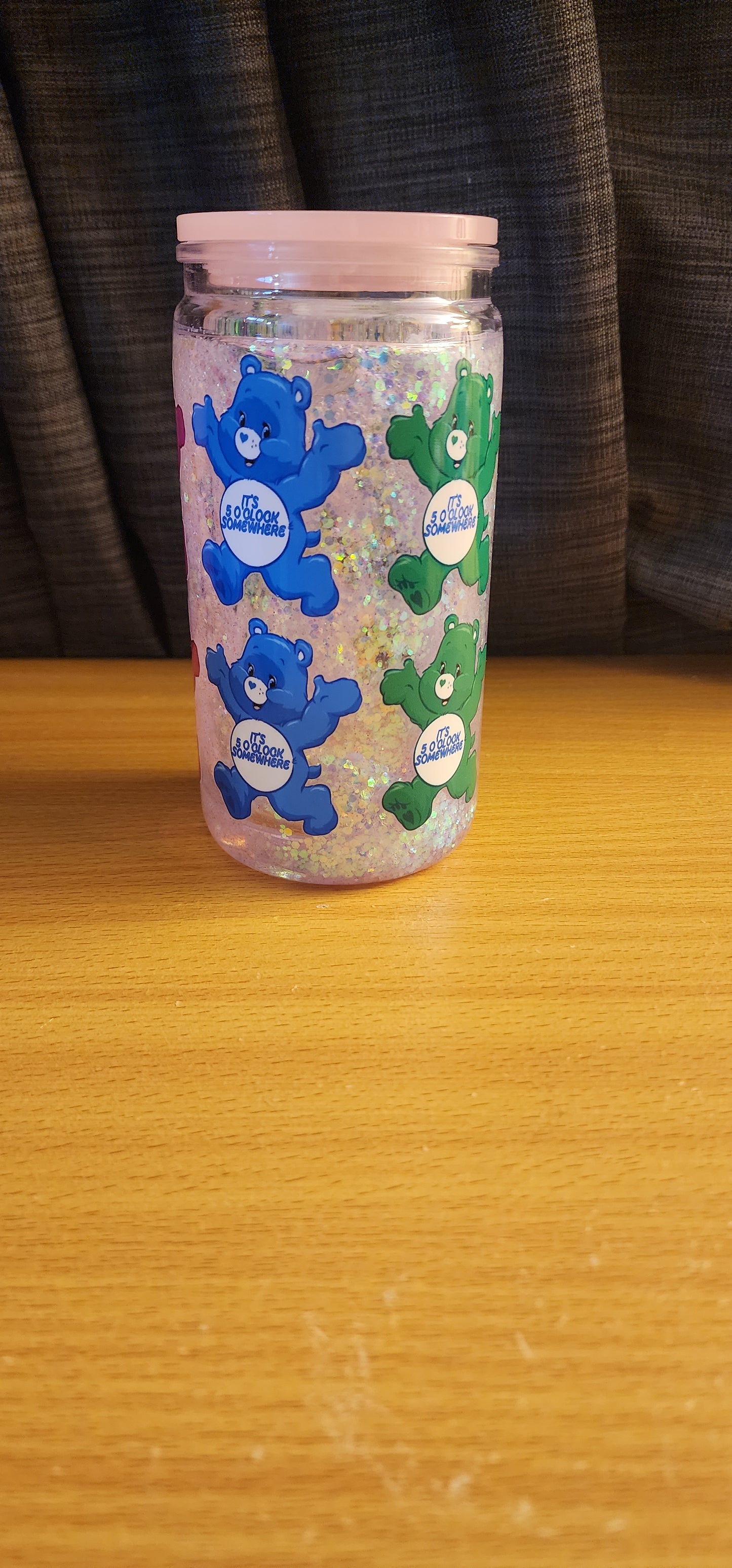 Care bears snowglobe tumbler