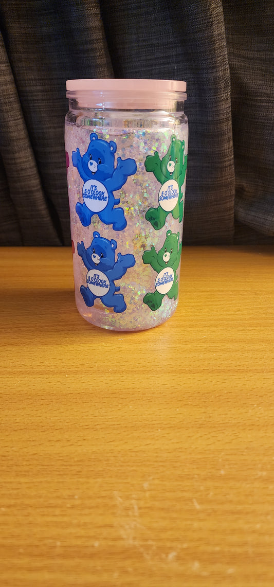 Care bears snowglobe tumbler